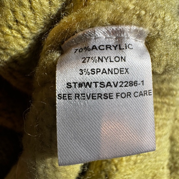 Lost + Wander Mustard Ruffle Sweater - Picture 6 of 7